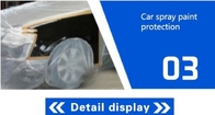 pre-tape plastic masking film with duct tape,pre-tape masking film dispenser, paintable car masking film cloth auto pai
