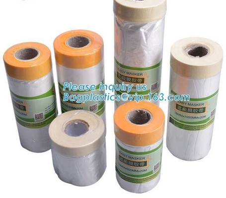 PE Disposable Table Plastic Car Seat Covers Drop Film Roll High Temperature Resistance