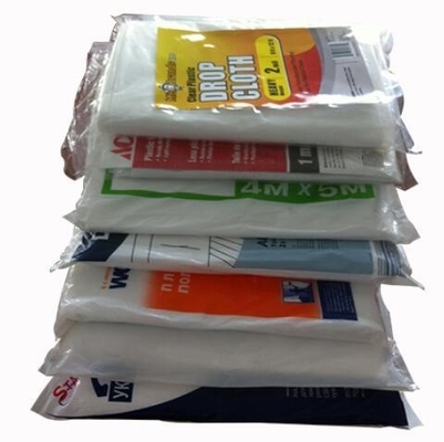 heavy-duty all purpose absorbent printed 6ft dropped,paint plastic drop cloth used for family, wholesale plastic drop cl