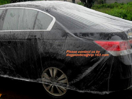 PE car cover, plastic car cover, HDPE plastic overspray protective car cover, Decorative Film