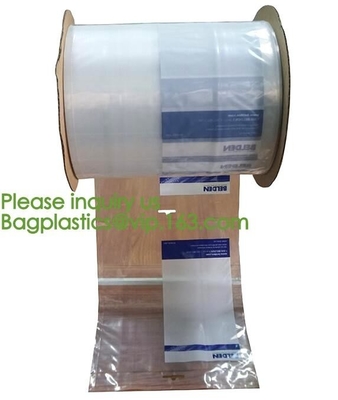 Pre-Opened Bags For Automated Packaging Equipment,LLDPE plastic pre perforated Preopened polybag auto Bag on a Roll