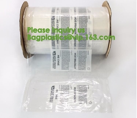 Auto plastic packaging bags heat sealing machine,clear pre-opened bags on roll/plastic auto bags/china bagplastics packa