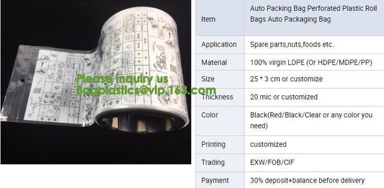 Pre-Open Bags 3&quot;x 3&quot; 1.5mil Clear 4500ct Bags on a Roll,China Automatic Pre-open Bag, On-roll/Polyethylene bagplastics