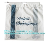 Dissolvable Laundry Bags Drawstring Patient Belongings Bag With Rigid Handle