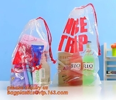 Biodegradable Customized Logo Printed Poly Drawstring Hotel/Travel Laundry Plastic bag,Shop Disposable Plastic Laundry B