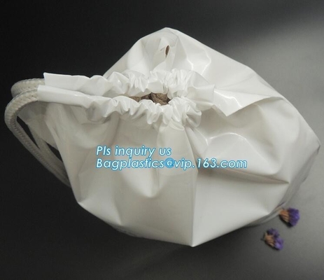 Customized Biodegradable Laundry Bags Environment Friendly Hotel Packaging Clothes