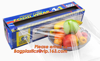 Extended Plastic Cling Wrap Food Film With Customized Logo Food Grade Kitchen