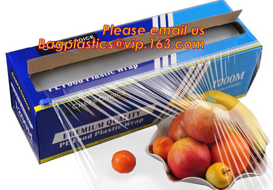 Food Wrap Film Heavy Duty Plastic Bags PVC Cling Film Plastic Wrap 30CM X 400M