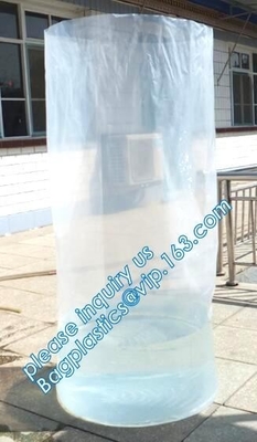 plastic bag with round bottom, round bottom pail liner, packing liquid round bottom bag, Biodegradable round bottom bag,