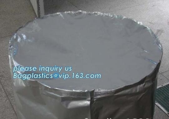 Round Bottom Heavy Duty Plastic Bags Chemical Resistant Cylinder Drum Barrel Liners