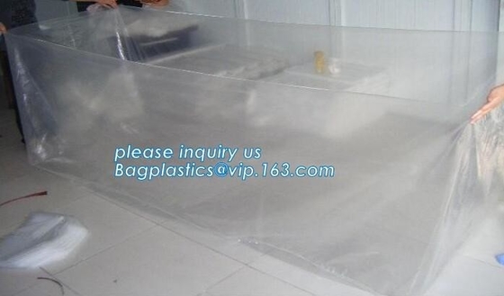 Protective Packaging Wraps Shrink Stretch, Pallet Covers and Bin Liners, Up To 3 Mil Thick and 97 Inches Long, Bags &amp; Fo