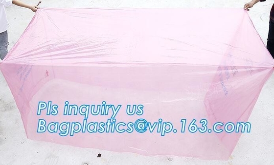 Square Bottom 4mil Clear Pallet Cover, square bottom bag on roll pallet cover bag, Polyester Pallet Cover Bags, Pallet T