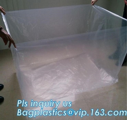 PE Moisture Proof Plastic Pallet Cover, POLYETHYLENE SHRINK PALLET COVERS, Europallet 80x120x250 cm, bagplastics, bageas