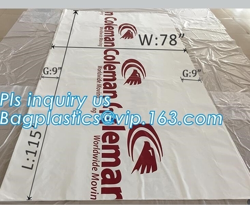 pe bag pallet cover plastic bag sqaure bottom bag, 54 x 44 x 96&quot; 1 Mil ldpe Clear Pallet Covers, top covers clear plasti