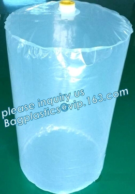 Plastic Drum Liners on Roll, Elastic Band Plastic Drum Covers, Round Bottom Plastic Drum Liners, round bottom, square bo