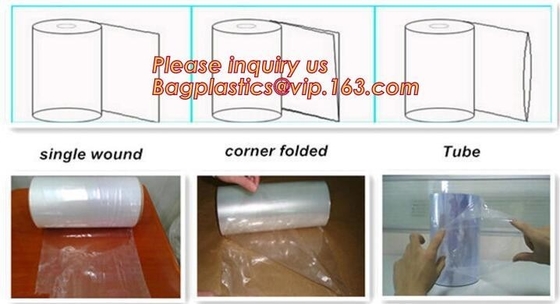 Printed POF crosslink shrink film shrink wrap film,Central Fold POF Shrink Wrap Film,Thickness   Micron     12.5micron