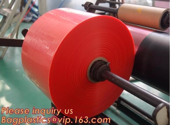 Large Heavy Duty Plastic Bags POF Shrink Film Roll / Polyolefin Film Shrink