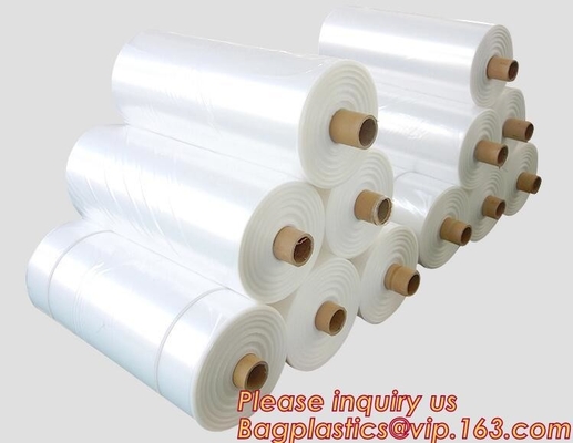 Large Heavy Duty Plastic Bags POF Shrink Film Roll / Polyolefin Film Shrink