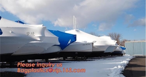 biodegradable shrink wrap 200 mic construction industrialJumbo construction industrial uv shrink wrap for yacht covering