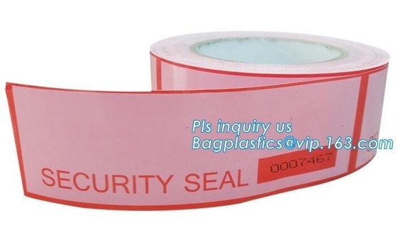 Anti Theft Label Tape Label Security Void Tamper Evident Box Seal Tamper