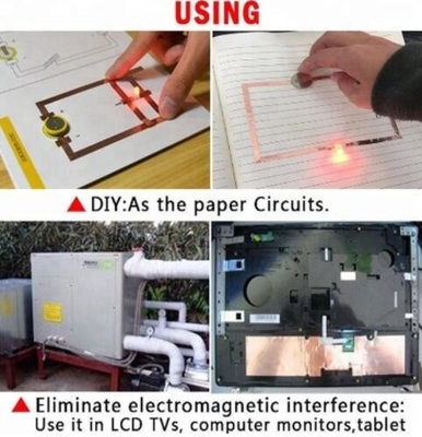 0.2mm thin copper foil tape for soldering,Insulation copper foil tape,Copper Foil Tape Backed with Conductive Adhesive