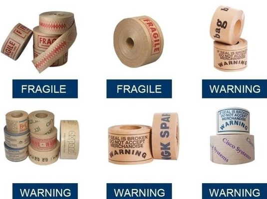 Heavy Packing Label Tape Label / Gummed Tape Kraft With PE Coated