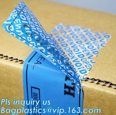 VOID Material Label Tape Label Warranty Void Non Removable Tamper Evident Honeycomb