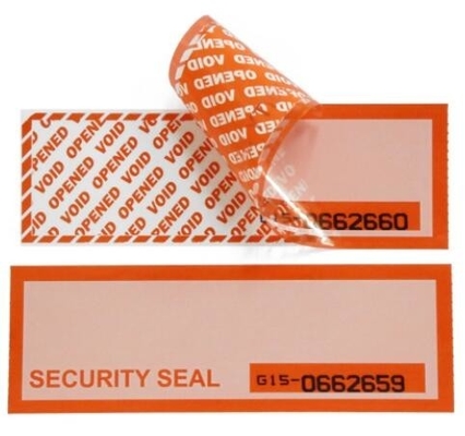 VOID Material Label Tape Label Warranty Void Non Removable Tamper Evident Honeycomb