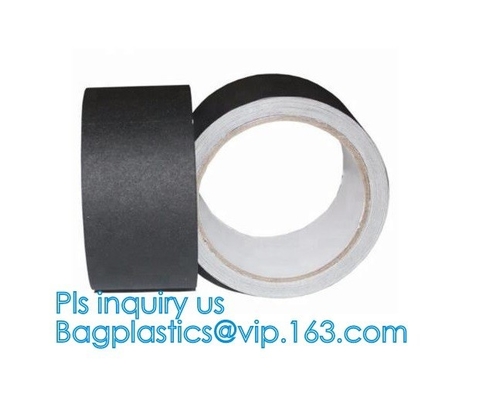 Cloth Duct Label Tape Label Anti-Slip Vinyl Matte Gaffer Black TV Room Stage