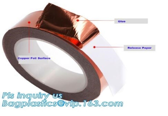 Conductive Label Tape Label , Conductive Copper Foil Tape EN13432