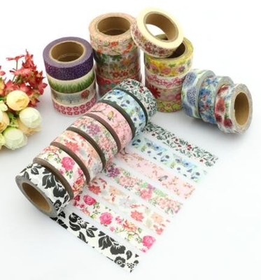 Adhesive Label Tape Label Waterproof Masking Printed Washi Paper