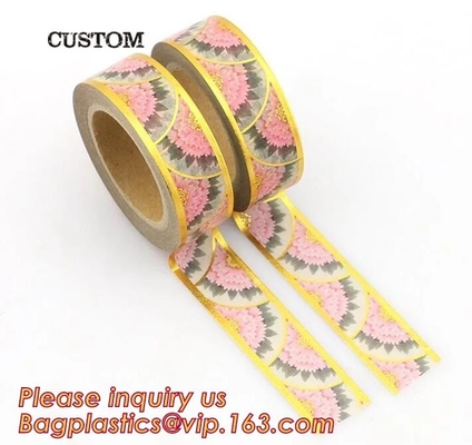 Design Color Pineapple Assorted Pattern Waterproof Washi Tape For Kids Craft