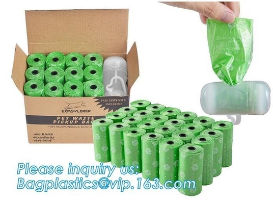 Eco Friendly Pet Products Scented Pet Waste Bags Dispenser Biodegradable