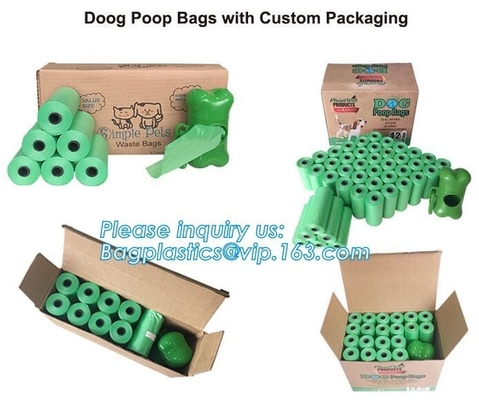 Bone Shaped Dog &amp; Pet Waste Bag Holder - Holds Standard Rolls of Poop Bags, green color dog dispenser +3rollings waste b