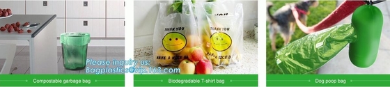 Biodegradable Compostable Scented High Quality HDPE Plastic Baby Nappy Sacks Baby Diaper Bags with Tie Handles, bagease