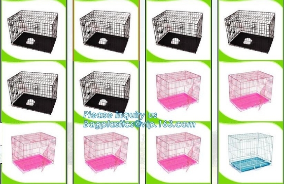 Hot Sale Dog Cage with Wheel 78X41.5X47 CM(Best Quality, Direct Factory, Low Price, Fast Delivery), Custom heavy duty Al