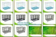 Hot Sale Dog Cage with Wheel 78X41.5X47 CM(Best Quality, Direct Factory, Low Price, Fast Delivery), Custom heavy duty Al