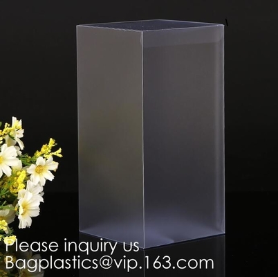 Window box packaging box PVC box for gift packaging  Alternatives to acrylic box clear box Printed PVC box  Clear window