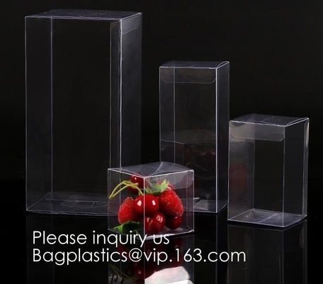 Window box packaging box PVC box for gift packaging  Alternatives to acrylic box clear box Printed PVC box  Clear window