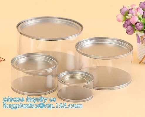 1 gallon clear plastic paint cans for packaging,Plastic Food Grade Clear PET Can Round Food Storage Container Screw Lid