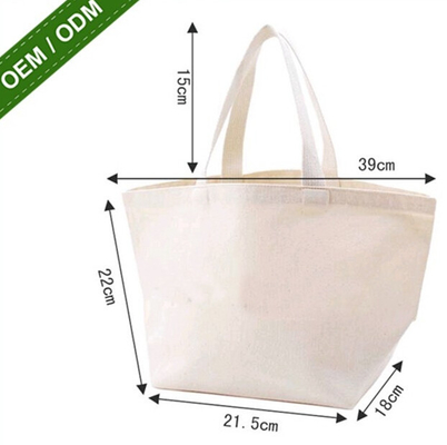 Eco-friendly promotion Fashion cheap cotton canvas tote bag canvas bag, wholesale custom logo printed cotton canvas