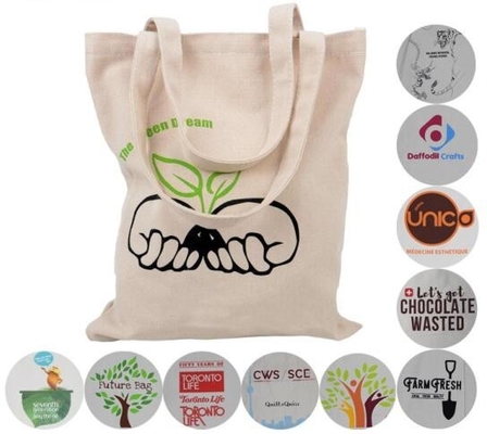 Recycle Foldable Cotton Handle Bag,Supply Unique Design Handled Eco Shopping Cotton Canvas Bag