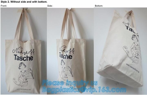 Custom Shopping Organic Cotton Bag Handle Bag,Latest popular 100% cotton handle shopping bag,jute long cotton webbing ha