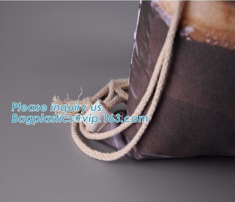 Eco-Friendly Reusable Drawstring Bag Natural Eco-Friendly Economical Cotton Canvas Drawstring Bag,Dust Cotton Shoe Bags