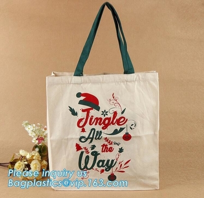Cotton handle bag shopping tote bag with custom printing,waxed standard size 12oz organic blank rope handle cotton canva