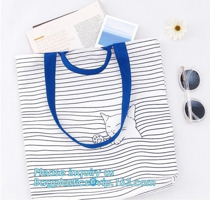 Tote Heavy Duty Plastic Bags Handled Cotton Canvas Tote Fancy Eco Friendly Fashion