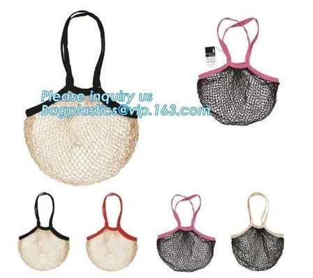 Mesh Net Reusable Eco Bags Tote Extra Lightweight Cotton Net