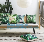 Tropical Leaf Latest Design Digital Printing , Cushion Cover Decorative Pillow Covers