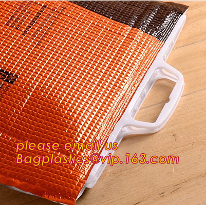 Thermal Insulation Lunch Bag for Kids with Zip lockkk,custom eco friendly thermal insulation cooler bag with Zip lockkk bageas