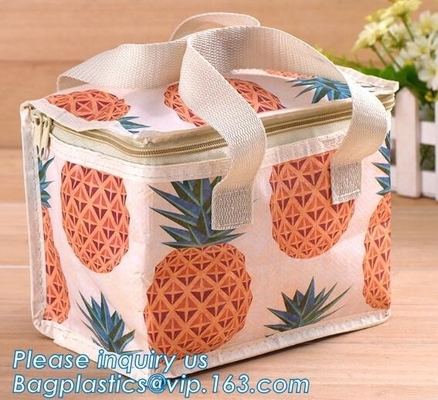 waterproof oxford insulated cooling Lunch Bags Thermal Bags Insulation Cooler bag Box,custom cartoon tote canvas lunch b